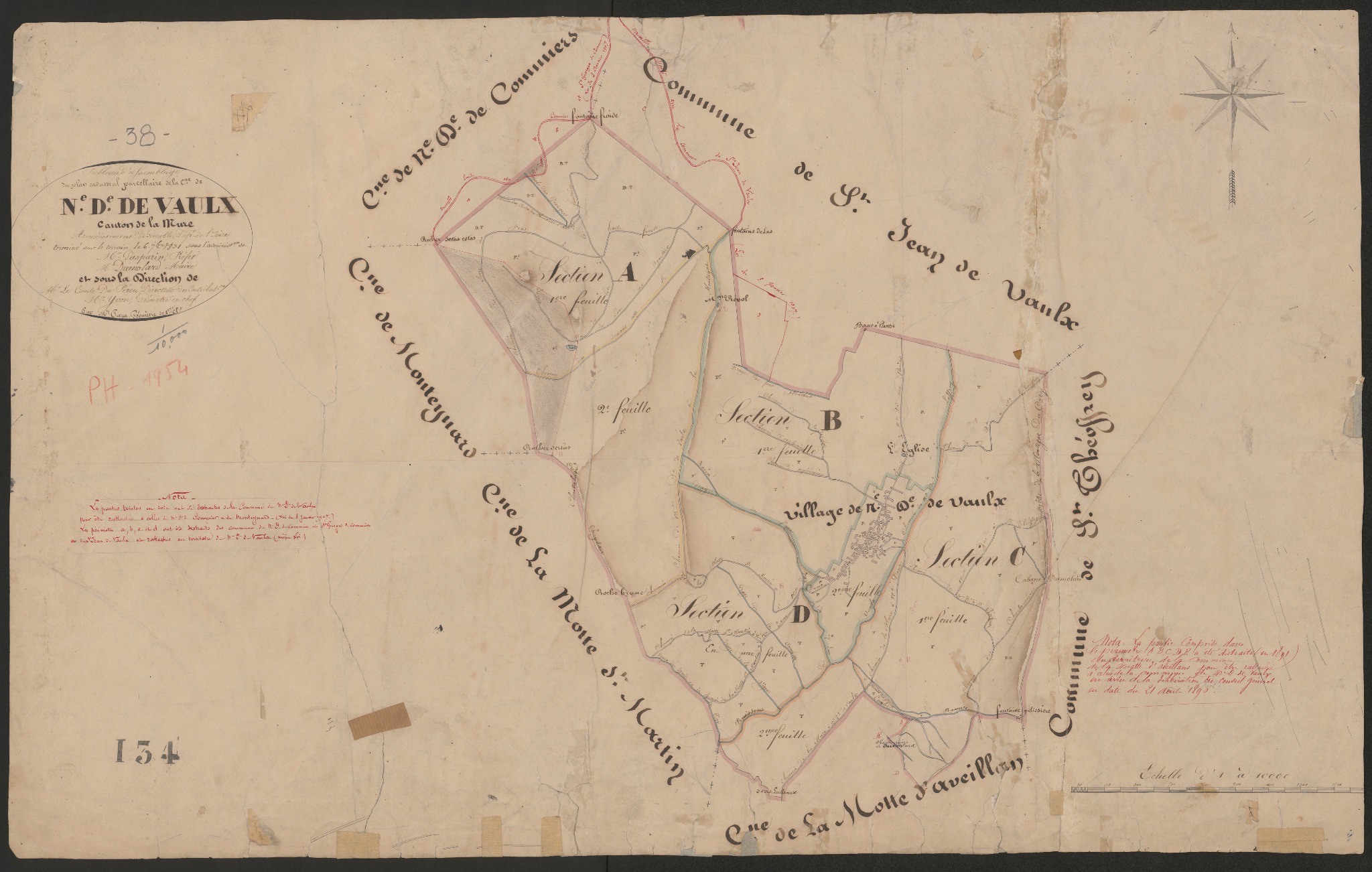 Plan cadastral historique