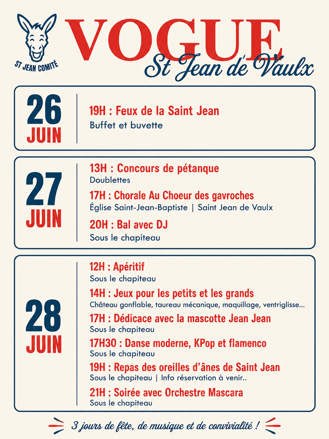 Vogue Saint Jean de Vaulx