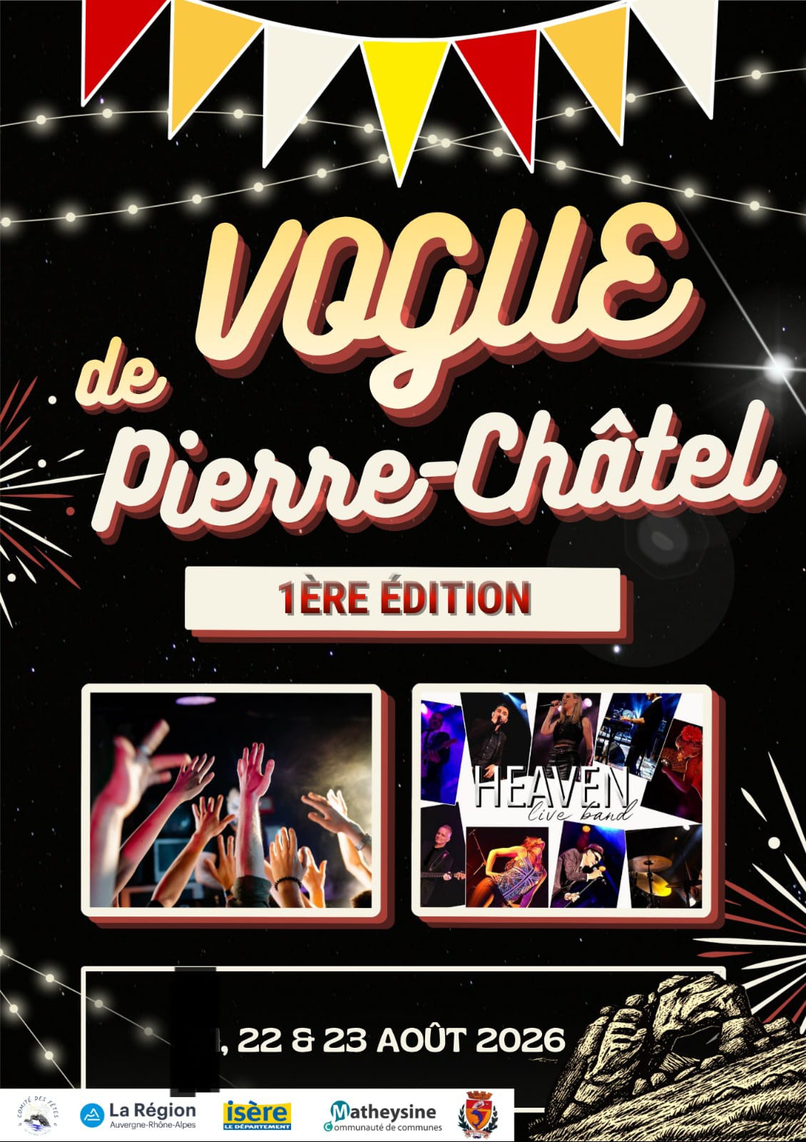 Vogue de Pierre-Châtel 2026 les 22 et 23 août