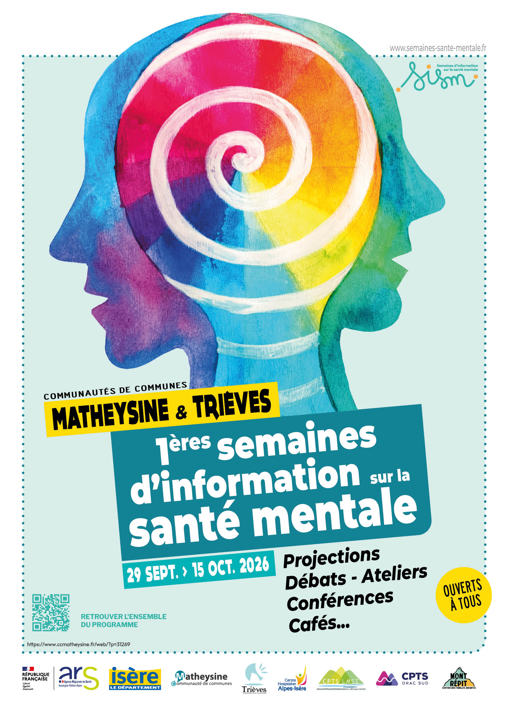 Semaines d’information sur la santé mentale en Matheysine et Trièves 2026