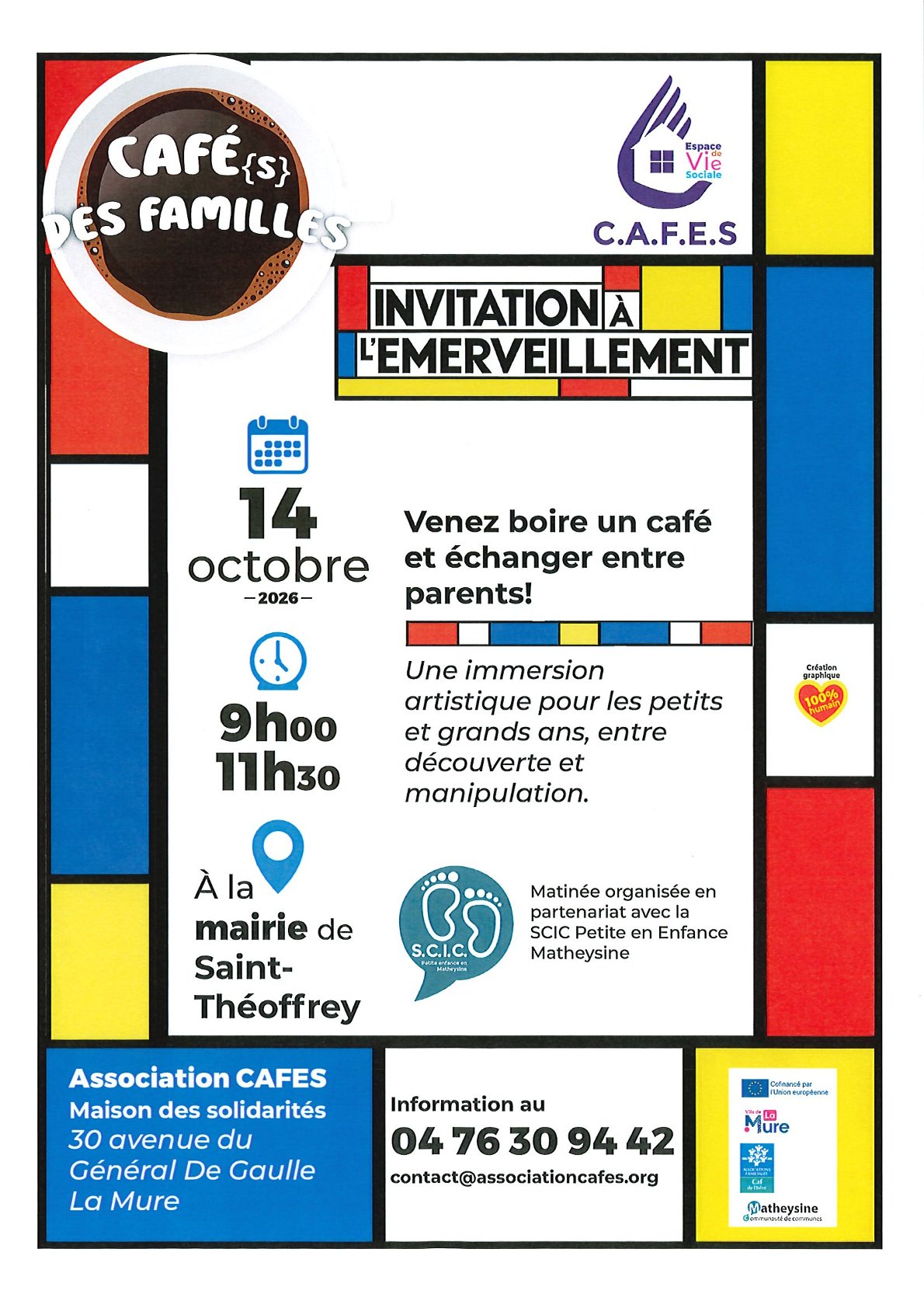 Programme des animations CAFES en Matheysine pour octobre 2026